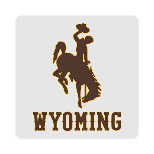 University of Wyoming Officially Licensed Coasters - Choose Marble or Acrylic Material for Ultimate Team Pride