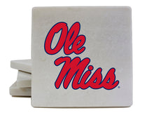 Load image into Gallery viewer, Mississippi Rebels &quot;Ole Miss&quot; Officially Licensed Coasters - Choose Marble or Acrylic Material for Ultimate Team Pride
