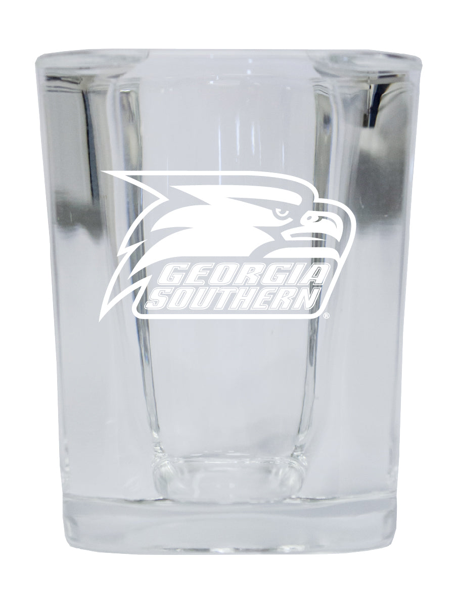 Georgia Southern Eagles NCAA Collector's Edition 2oz Square Shot Glass - Laser Etched Logo 