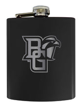 Load image into Gallery viewer, Bowling Green Falcons Stainless Steel Etched Flask 7 oz - Officially Licensed, Choose Your Color, Matte Finish
