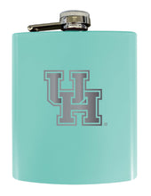 Load image into Gallery viewer, University of Houston Stainless Steel Etched Flask 7 oz - Officially Licensed, Choose Your Color, Matte Finish
