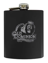 Load image into Gallery viewer, Old Dominion Monarchs Stainless Steel Etched Flask 7 oz - Officially Licensed, Choose Your Color, Matte Finish
