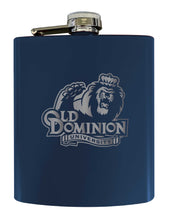 Load image into Gallery viewer, Old Dominion Monarchs Stainless Steel Etched Flask 7 oz - Officially Licensed, Choose Your Color, Matte Finish
