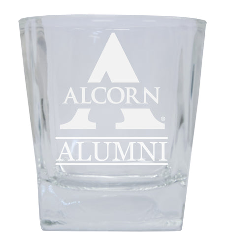 Alcorn State Braves 2-Pack Alumni Elegance 10oz Etched Glass Tumbler