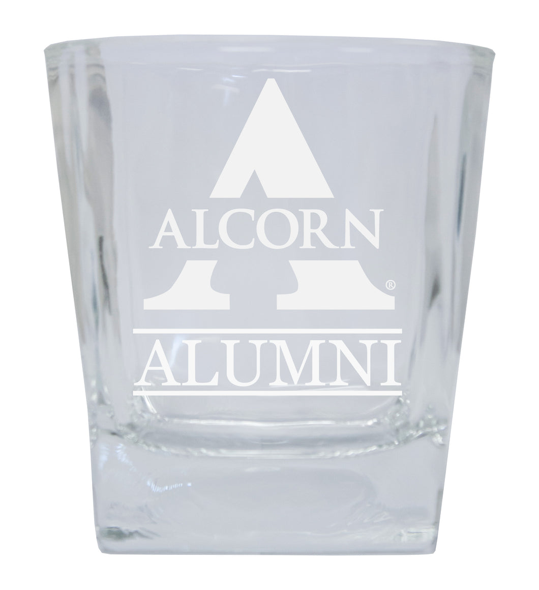 Alcorn State Braves 2-Pack Alumni Elegance 10oz Etched Glass Tumbler