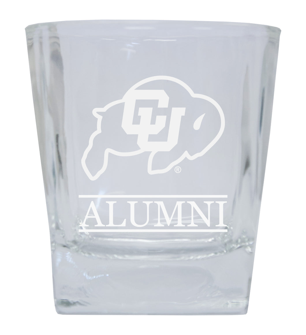 Colorado Buffaloes 2-Pack Alumni Elegance 10oz Etched Glass Tumbler