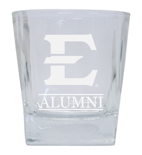 East Tennessee State University 2-Pack Alumni Elegance 10oz Etched Glass Tumbler