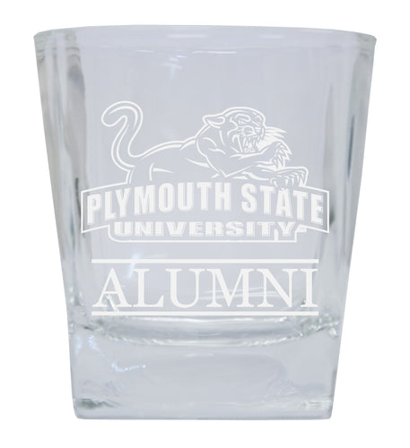 Plymouth State University 2-Pack Alumni Elegance 10oz Etched Glass Tumbler