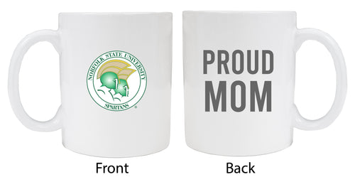 Norfolk State University Proud Mom Ceramic Coffee Mug - White (2 Pack)