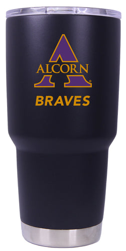 Alcorn State Braves Mascot Logo Tumbler - 24oz Color-Choice Insulated Stainless Steel Mug