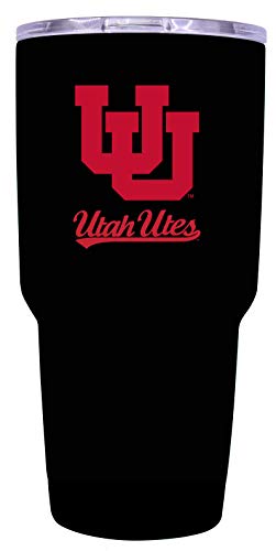 Utah Utes Mascot Logo Tumbler - 24oz Color-Choice Insulated Stainless Steel Mug