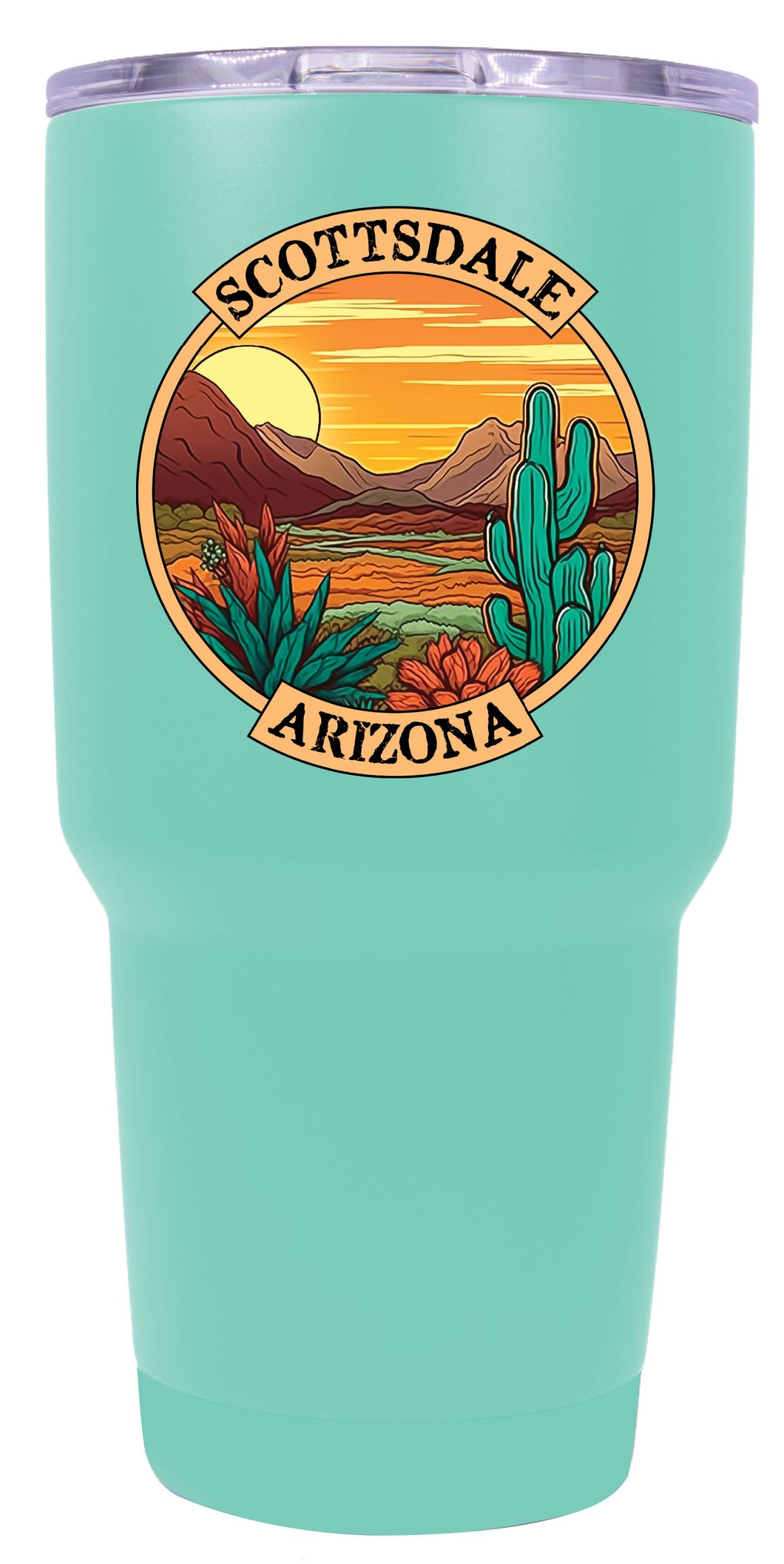 Scottsdale Arizona Souvenir 24 oz Insulated Stainless Steel Tumbler