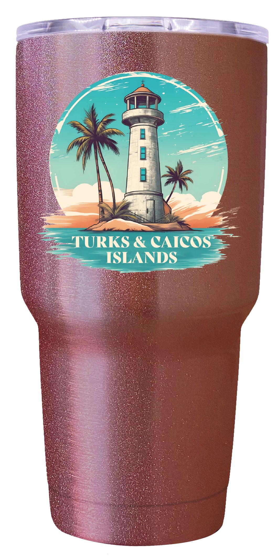 Turks And Caicos Souvenir 24 oz Insulated Stainless Steel Tumbler