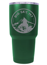 Load image into Gallery viewer, Big Sky Montana Souvenir 24 oz Engraved Insulated Stainless Steel Tumbler
