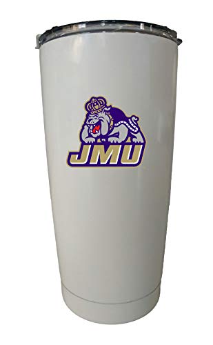 James Madison Dukes NCAA Insulated Tumbler - 16oz Stainless Steel Travel Mug 