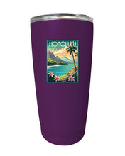 Load image into Gallery viewer, Honolulu Hawaii C Souvenir 16 oz  Insulated Tumbler
