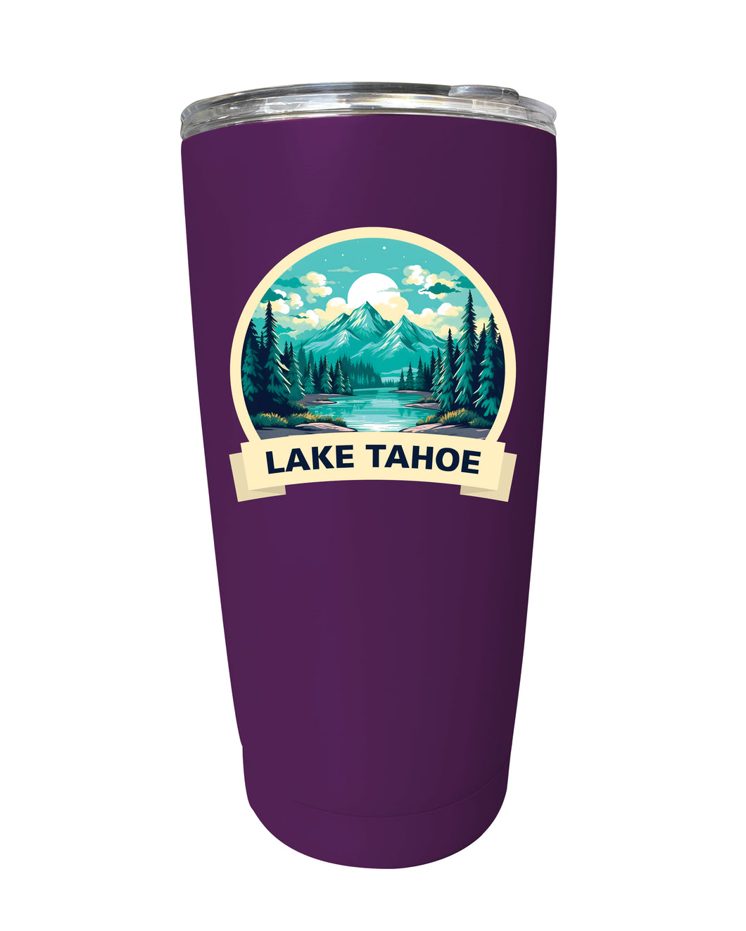 Lake Tahoe California Souvenir 16 oz Stainless Steel Insulated Tumbler