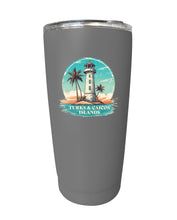 Load image into Gallery viewer, Turks And Caicos Souvenir 16 oz Stainless Steel Insulated Tumbler
