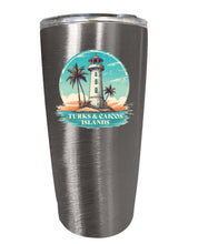 Load image into Gallery viewer, Turks And Caicos Souvenir 16 oz Stainless Steel Insulated Tumbler
