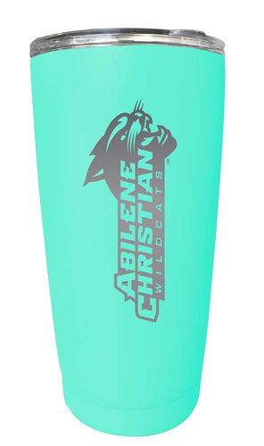 Abilene Christian University NCAA Laser-Engraved Tumbler - 16oz Stainless Steel Insulated Mug Choose Your Color