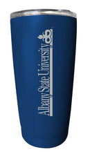 Load image into Gallery viewer, Albany State University NCAA Laser-Engraved Tumbler - 16oz Stainless Steel Insulated Mug Choose Your Color
