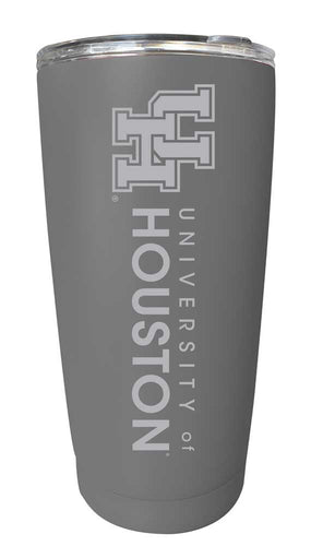 University of Houston NCAA Laser-Engraved Tumbler - 16oz Stainless Steel Insulated Mug