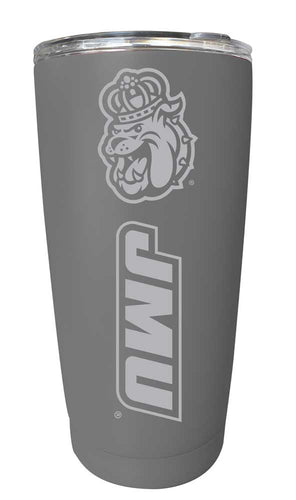 James Madison Dukes NCAA Laser-Engraved Tumbler - 16oz Stainless Steel Insulated Mug