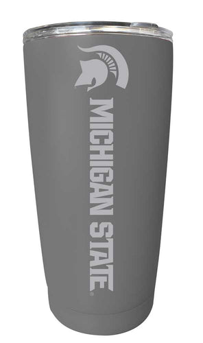 Michigan State Spartans NCAA Laser-Engraved Tumbler - 16oz Stainless Steel Insulated Mug