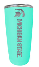 Load image into Gallery viewer, Michigan State Spartans NCAA Laser-Engraved Tumbler - 16oz Stainless Steel Insulated Mug Choose Your Color
