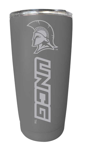 North Carolina Greensboro Spartans NCAA Laser-Engraved Tumbler - 16oz Stainless Steel Insulated Mug