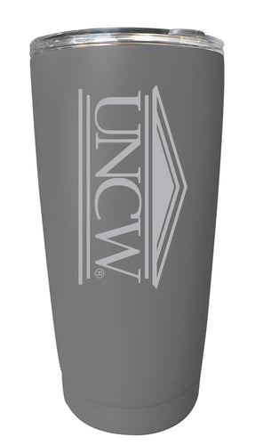 North Carolina Wilmington Seahawks NCAA Laser-Engraved Tumbler - 16oz Stainless Steel Insulated Mug