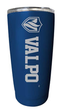 Load image into Gallery viewer, Valparaiso University NCAA Laser-Engraved Tumbler - 16oz Stainless Steel Insulated Mug Choose Your Color
