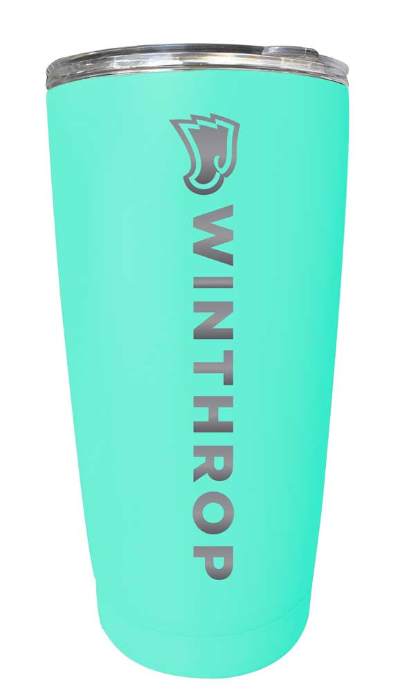 Winthrop University NCAA Laser-Engraved Tumbler - 16oz Stainless Steel Insulated Mug Choose Your Color