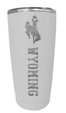 Load image into Gallery viewer, University of Wyoming NCAA Laser-Engraved Tumbler - 16oz Stainless Steel Insulated Mug Choose Your Color
