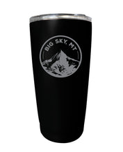 Load image into Gallery viewer, Big Sky Montana Souvenir 16 oz Engraved Stainless Steel Insulated Tumbler
