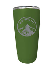 Load image into Gallery viewer, Big Sky Montana Souvenir 16 oz Engraved Stainless Steel Insulated Tumbler
