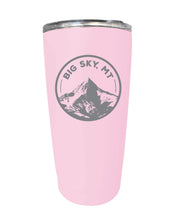 Load image into Gallery viewer, Big Sky Montana Souvenir 16 oz Engraved Stainless Steel Insulated Tumbler
