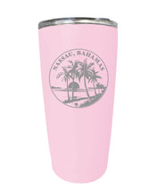 Load image into Gallery viewer, Nassau the Bahamas Souvenir 16 oz Engraved Stainless Steel Insulated Tumbler
