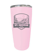 Load image into Gallery viewer, St. George Utah Souvenir 16 oz Engraved Stainless Steel Insulated Tumbler
