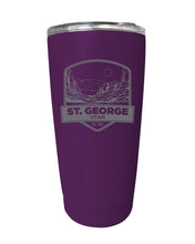 Load image into Gallery viewer, St. George Utah Souvenir 16 oz Engraved Stainless Steel Insulated Tumbler
