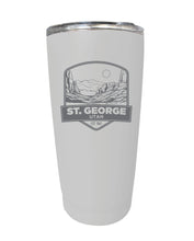 Load image into Gallery viewer, St. George Utah Souvenir 16 oz Engraved Stainless Steel Insulated Tumbler
