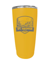 Load image into Gallery viewer, St. George Utah Souvenir 16 oz Engraved Stainless Steel Insulated Tumbler
