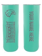 Load image into Gallery viewer, Northeastern State University Riverhawks Etched Custom NCAA Skinny Tumbler - 20oz Personalized Stainless Steel Insulated Mug
