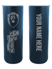 Load image into Gallery viewer, Old Dominion Monarchs Etched Custom NCAA Skinny Tumbler - 20oz Personalized Stainless Steel Insulated Mug
