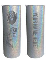 Load image into Gallery viewer, Old Dominion Monarchs Etched Custom NCAA Skinny Tumbler - 20oz Personalized Stainless Steel Insulated Mug
