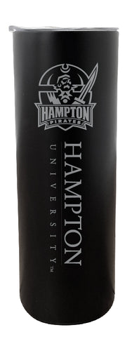 Hampton University NCAA Laser-Engraved Tumbler - 16oz Stainless Steel Insulated Mug