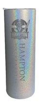 Load image into Gallery viewer, Hampton University NCAA Laser-Engraved Tumbler - 16oz Stainless Steel Insulated Mug
