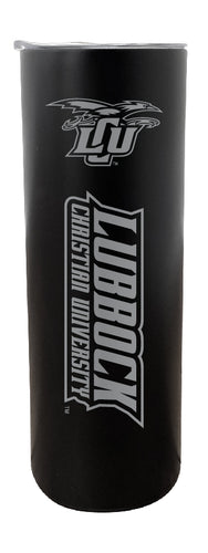 Lubbock Christian University Chaparral NCAA Laser-Engraved Tumbler - 16oz Stainless Steel Insulated Mug