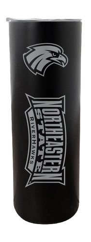 Northeastern State University Riverhawks NCAA Laser-Engraved Tumbler - 16oz Stainless Steel Insulated Mug