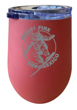 Load image into Gallery viewer, Angel Fire New Mexico Souvenir 12 oz Engraved Insulated Wine Stainless Steel Tumbler
